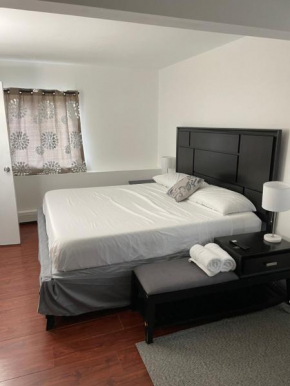 King suite with free parking Wi-Fi Smart tvs Laundry Close to Hamptons and NYC